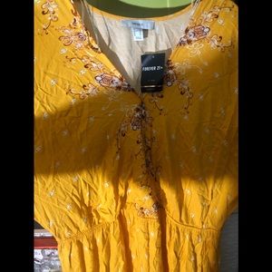 Mustard yellow maxi dress